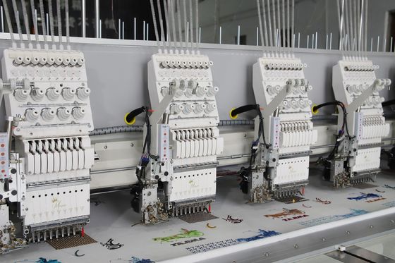 4500 kg Macchina di ricamo industriale computerizzata 22 Testa 9 Aghi
