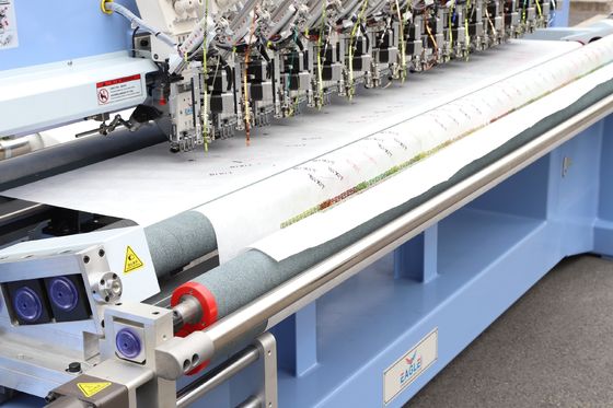 Macchina di ricamo computerizzata a 15 teste 4 aghi con una sola paletta
