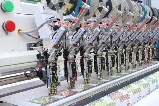 Computer doppio 22 teste quattro aghi macchina di ricamo durevole