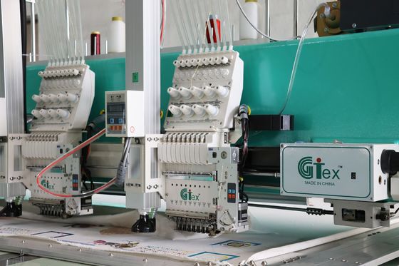 Macchina per ricamo a laser a telaio di alluminio 20 teste Area di personalizzazione