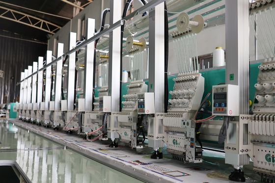 Macchina per ricamo a laser a telaio di alluminio 20 teste Area di personalizzazione