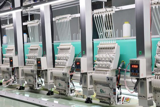 Macchina di ricamo a corda computerizzata, Macchina di ricamo a taglio laser 18 teste