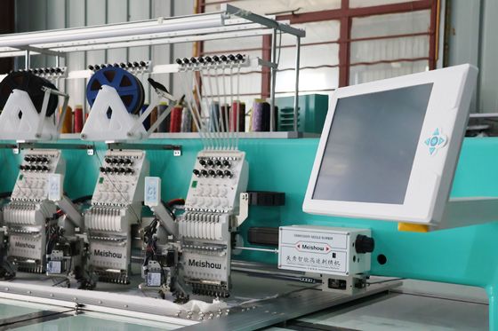 20 Macchine per il ricamo a testa, Macchine per il ricamo a colori 9 Aghi con 6 Sequins