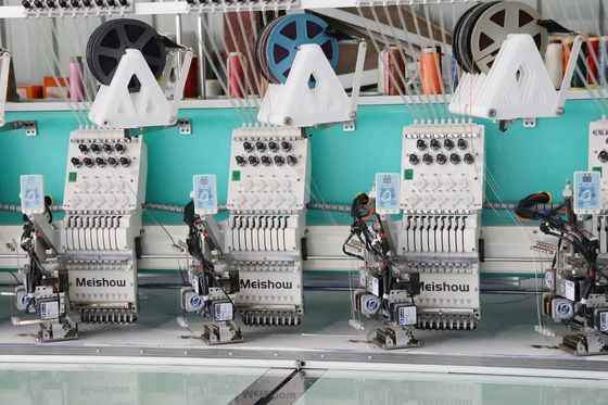 Protezione da surriscaldamento 6 Sequins Macchine di ricamo Multi-teste 9 Aghi