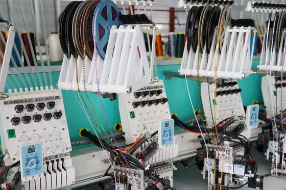 Computer 6 dimensioni Sequins Macchina di ricamo 9 Aghi 20Tippi attrezzature di ricamo