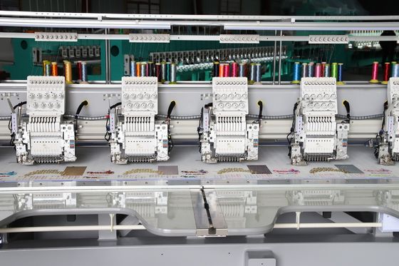 Alta velocità 6 teste Macchina di ricamo di seghe per computer con funzione di ricamo a corda