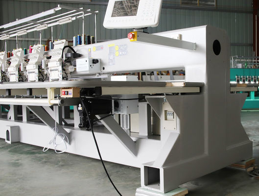 Macchina per ricamo a seghe per computer 6 teste con sistema di taglio automatico