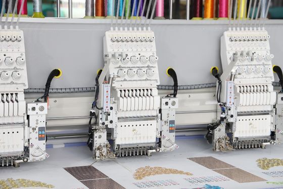 9 aghi doppia Sequin &amp; Cording ricamo macchina 15 testa 1 anno di garanzia
