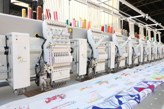 13 lingue Sequins Macchine per ricamo ad alta velocità Macchine per ricamo al computer