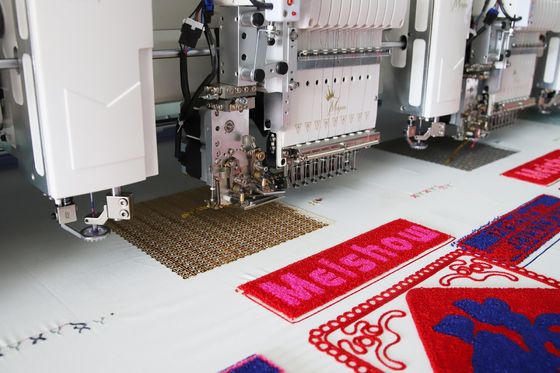 15 Teste Sequins Machine di ricamo a chenille misto Informatizzato 13 lingue