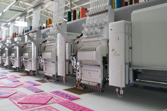 15 Teste Macchina per ricamo a toaleta mista, Macchina per ricamo a sequine computerizzata