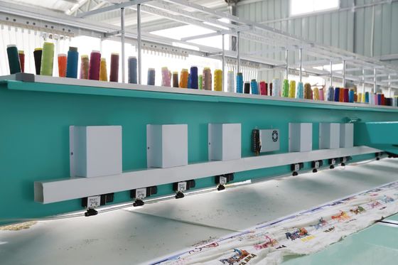 10 Teste Macchina di ricamo singola a seghe ad alta velocità Macchina di ricamo computerizzata