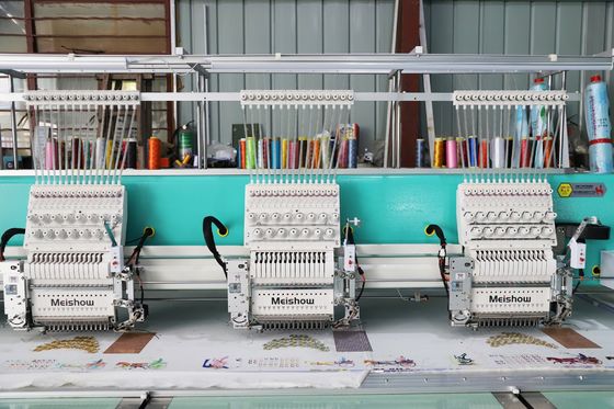 Alta velocità 1200RPM singola macchina di ricamo di pacco 10 testa con telaio in alluminio