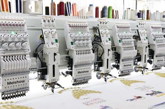 12 teste ricamo a nastro misto macchina per computer ad alta velocità